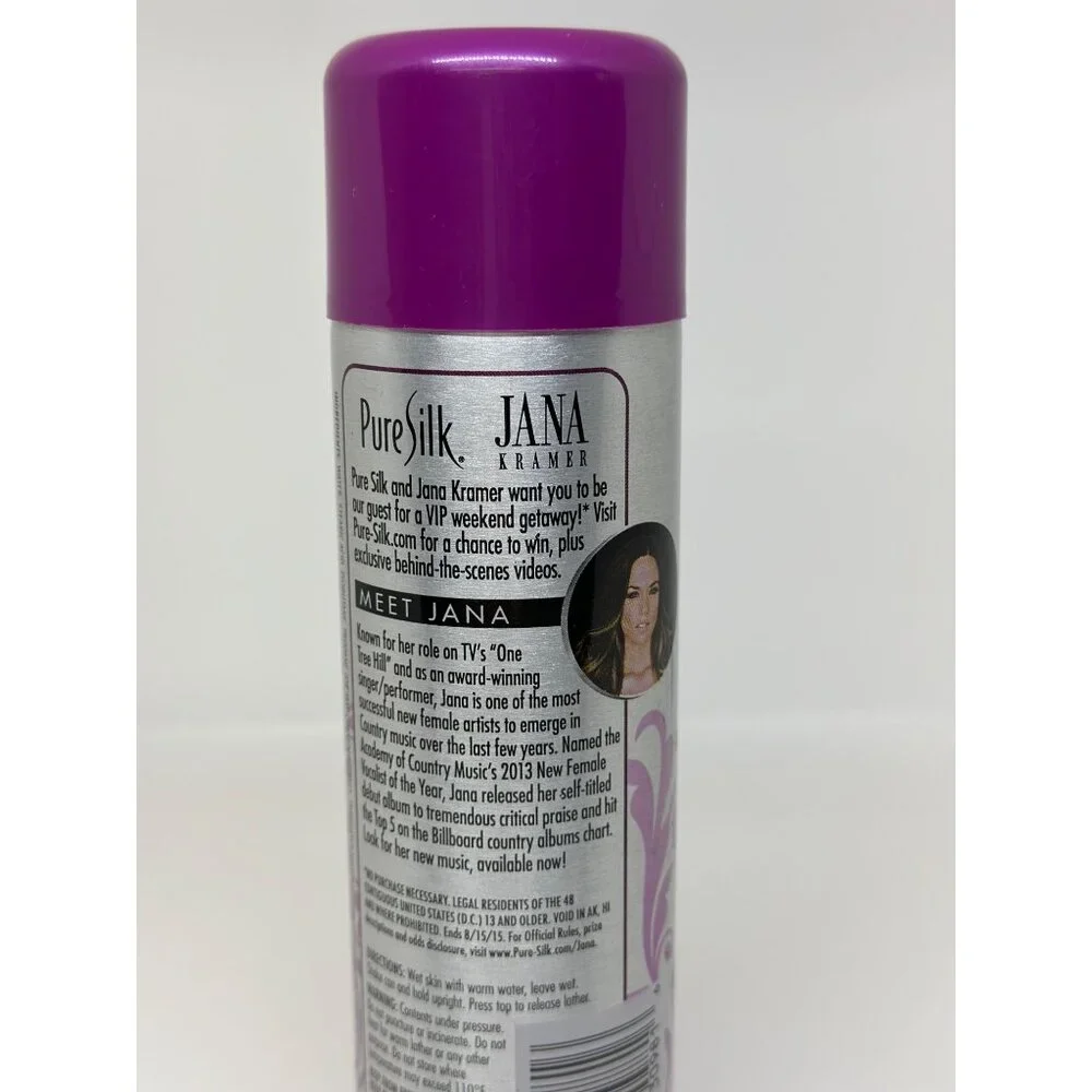 NEW Pure Silk Raspberry Mist‎ Moisturizing Shave Cream With Aloe - 8 Oz